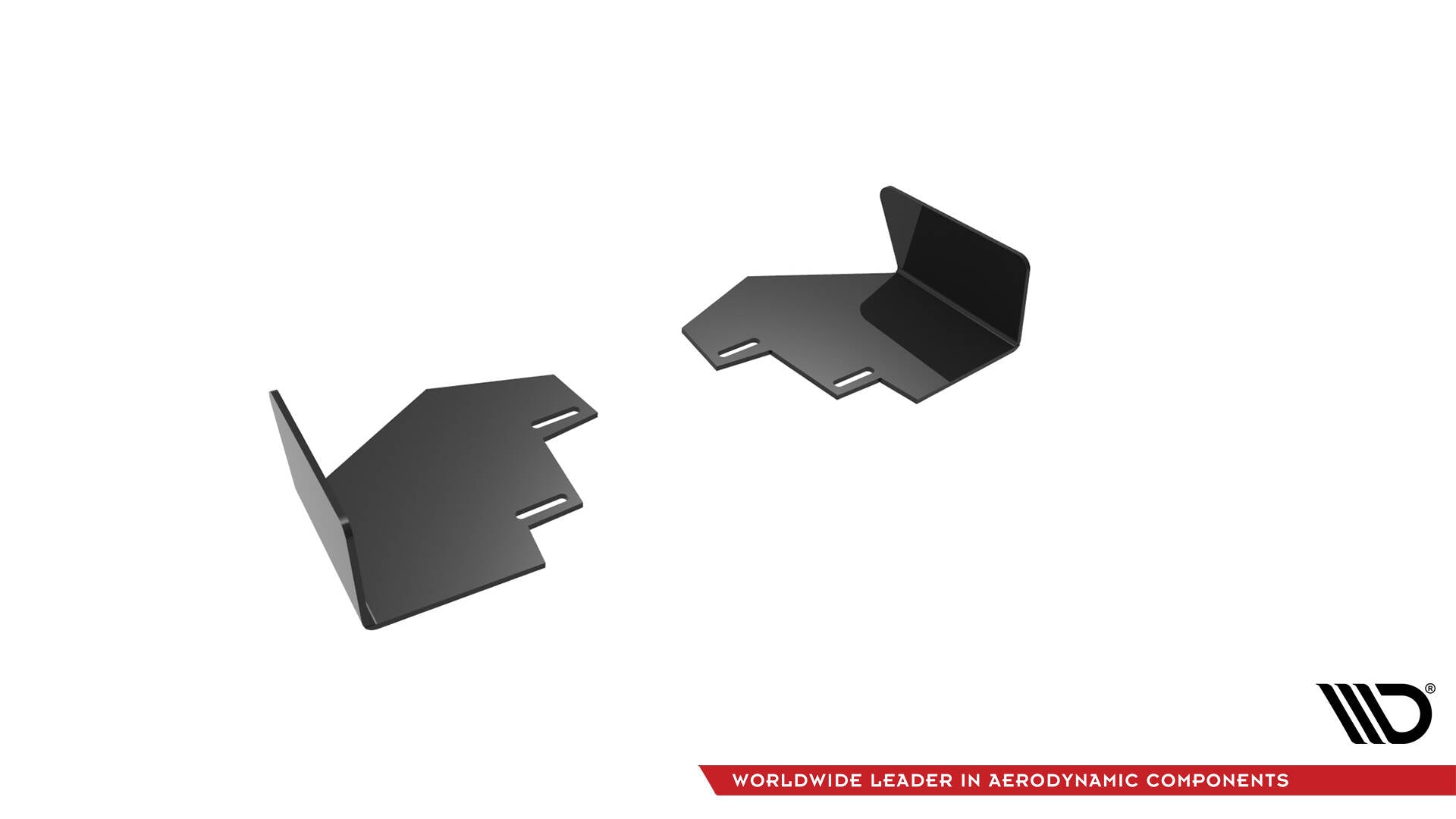 Maxton Design Hintere Seiten Flaps passend für Mercedes-Benz A 45 AMG W176 Facelift schwarz Hochglanz