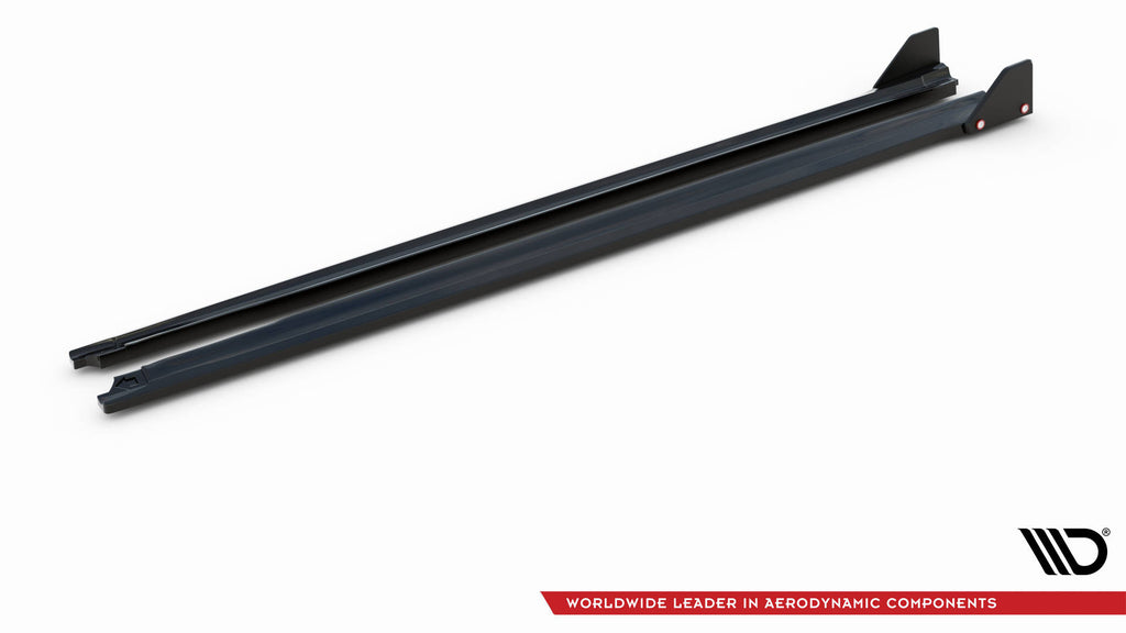 Maxton Design Seitenschweller Ansatz für + Flaps Peugeot 208 GT Mk2