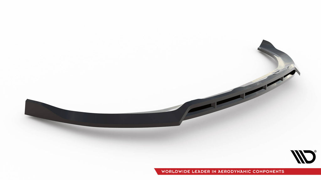 Maxton Design Street+ Spoilerlippe Front Ansatz V.2 passend für Kia Sportage GT-Line Mk5 schwarz Hochglanz