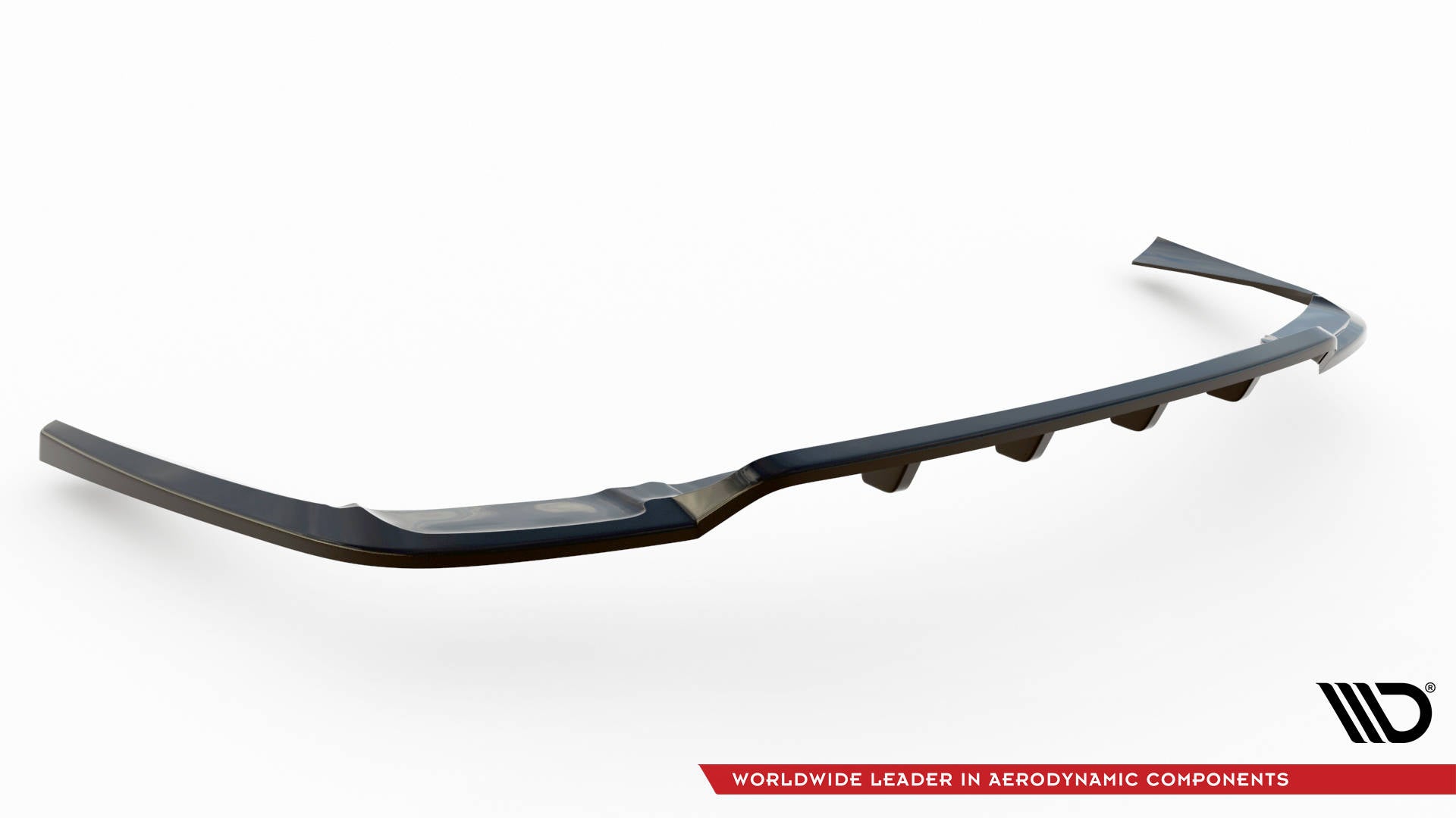 Maxton Design Street+ Mittlerer Diffusor RACE passend für Volvo XC90 R-Design Mk2 / Mk2 Facelift schwarz Hochglanz