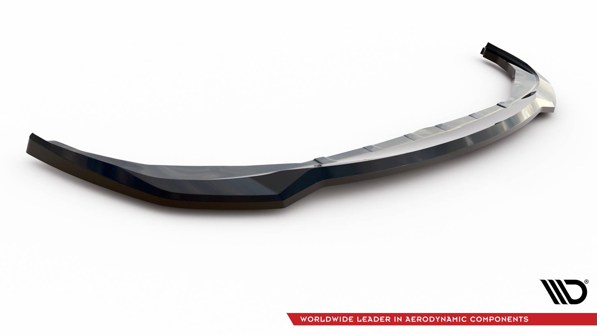 Maxton Design Street+ Spoilerlippe Front Ansatz V.2 passend für BMW 3er M340i / M-Paket G20 / G21 Facelift schwarz Hochglanz