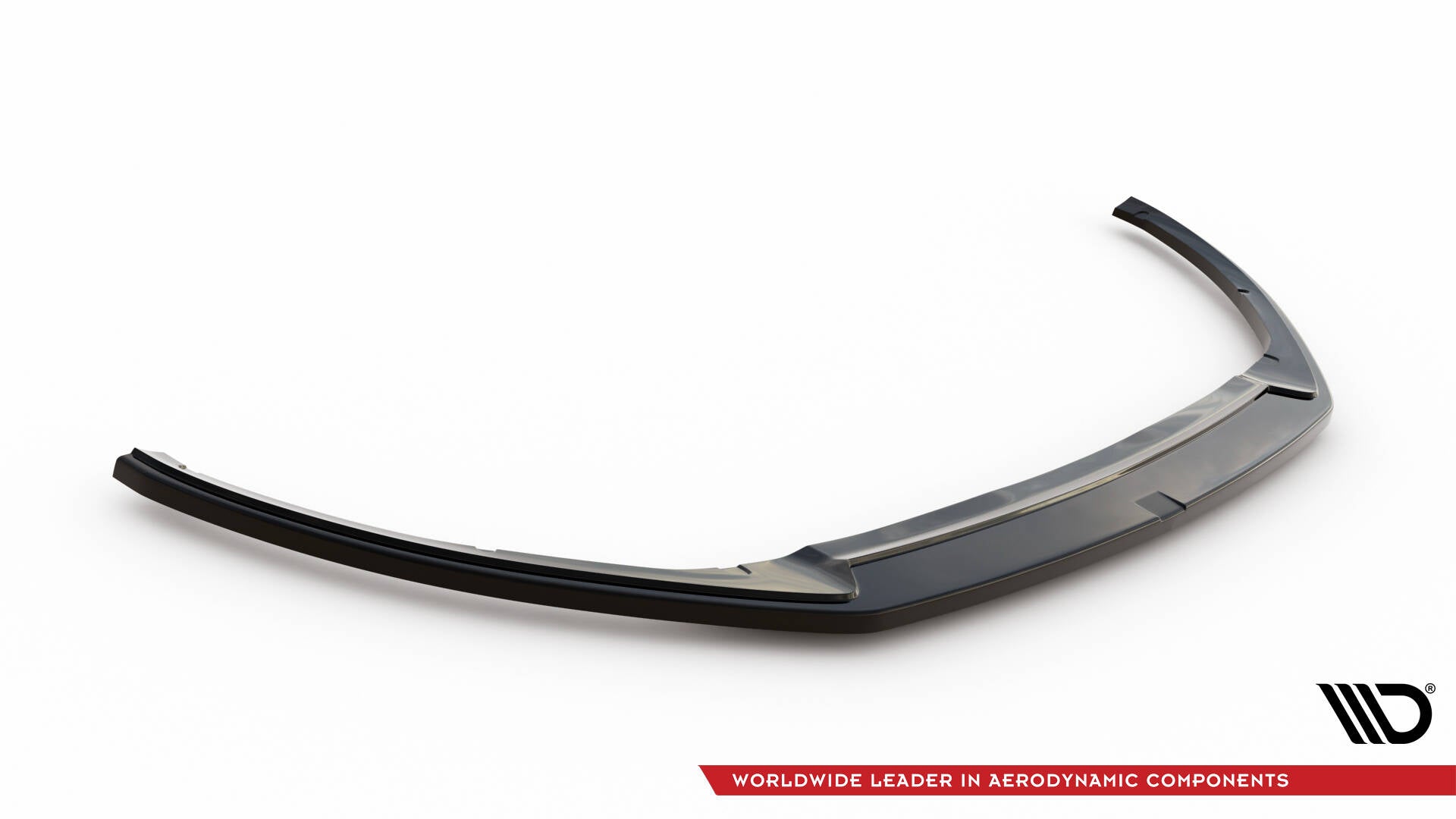 Maxton Design Street+ Spoilerlippe Front Ansatz V.2 passend für Ford Focus ST Mk3 Facelift schwarz Hochglanz