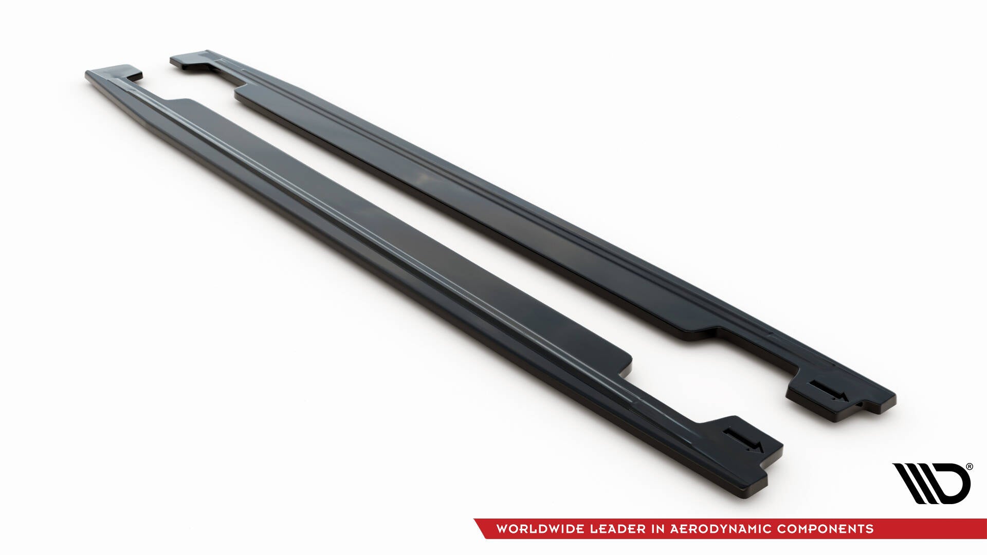 Maxton Design Street+ Seitenschweller Leisten passend für Kia Ceed GT / GT-Line Mk3 / Proceed Mk1 schwarz Hochglanz