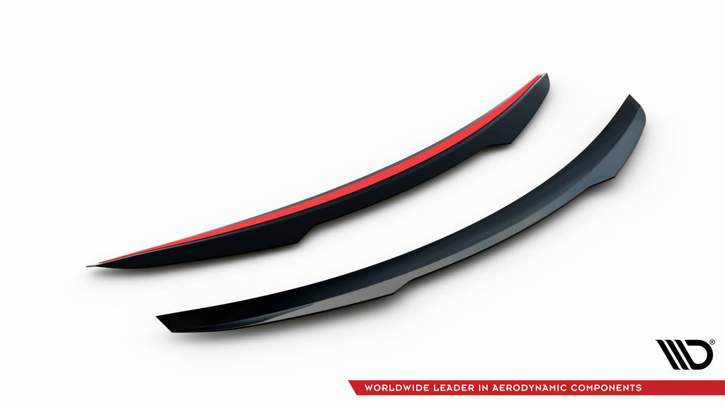 Maxton Design Spoiler CAP passend für Maserati Granturismo S Mk1 schwarz Hochglanz