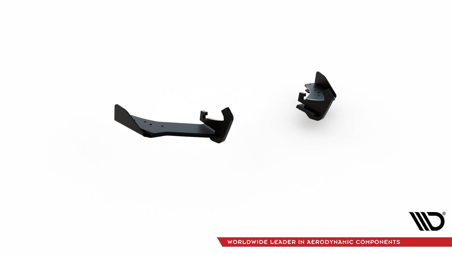 Maxton Design Street Pro Heck Ansatz Flaps Diffusor + Flaps passend für VW Golf 7 R Facelift schwarz Hochglanz