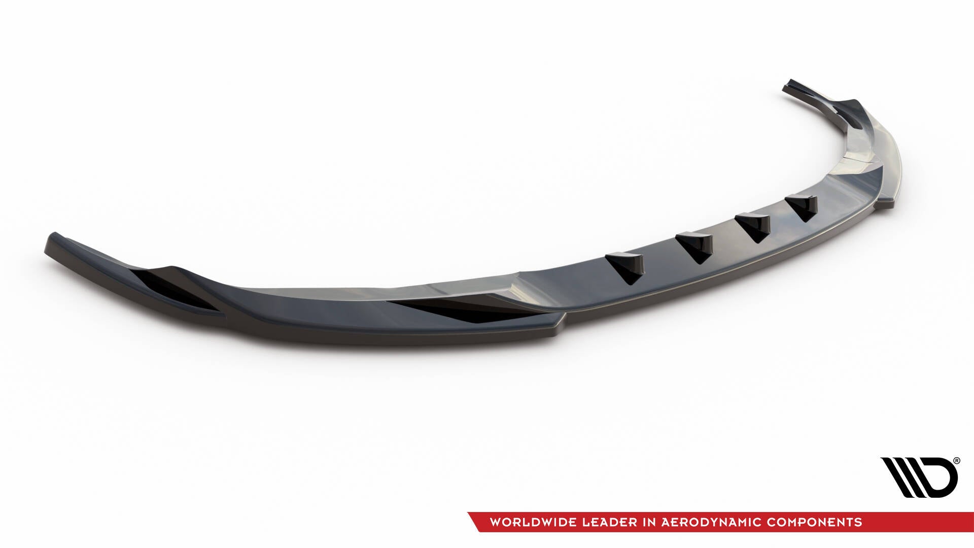 Maxton Design Street+ Spoilerlippe Front Ansatz V.2 passend für BMW 3er Sport Line G20 / G21 schwarz Hochglanz