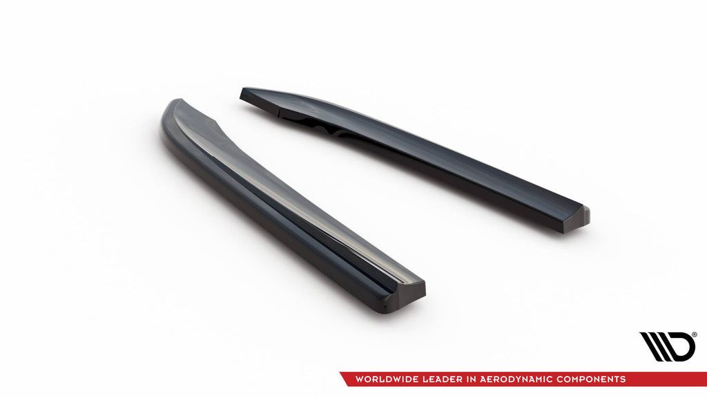 Maxton Design Heck Ansatz Flaps Diffusor passend für VW Passat Variant B7 schwarz Hochglanz