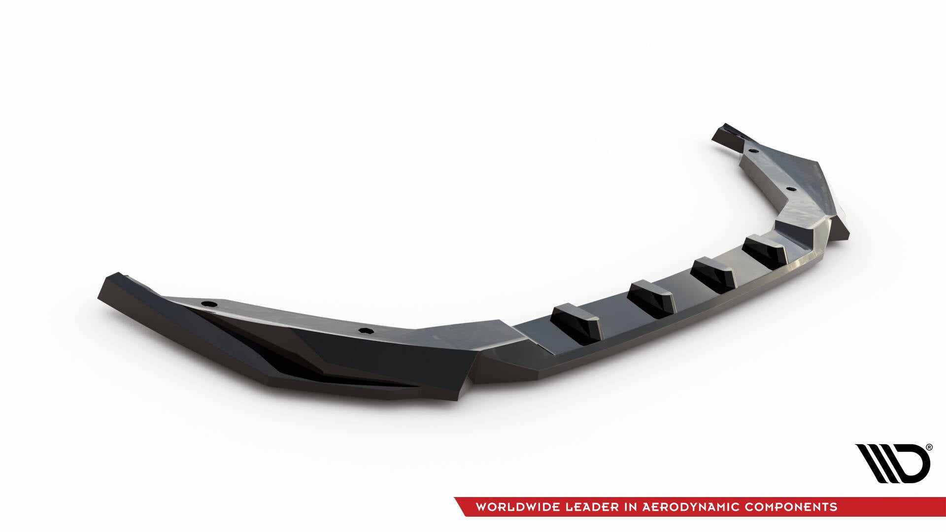 Maxton Design Street+ Spoilerlippe Front Ansatz passend für Peugeot 408 Mk1 schwarz Hochglanz