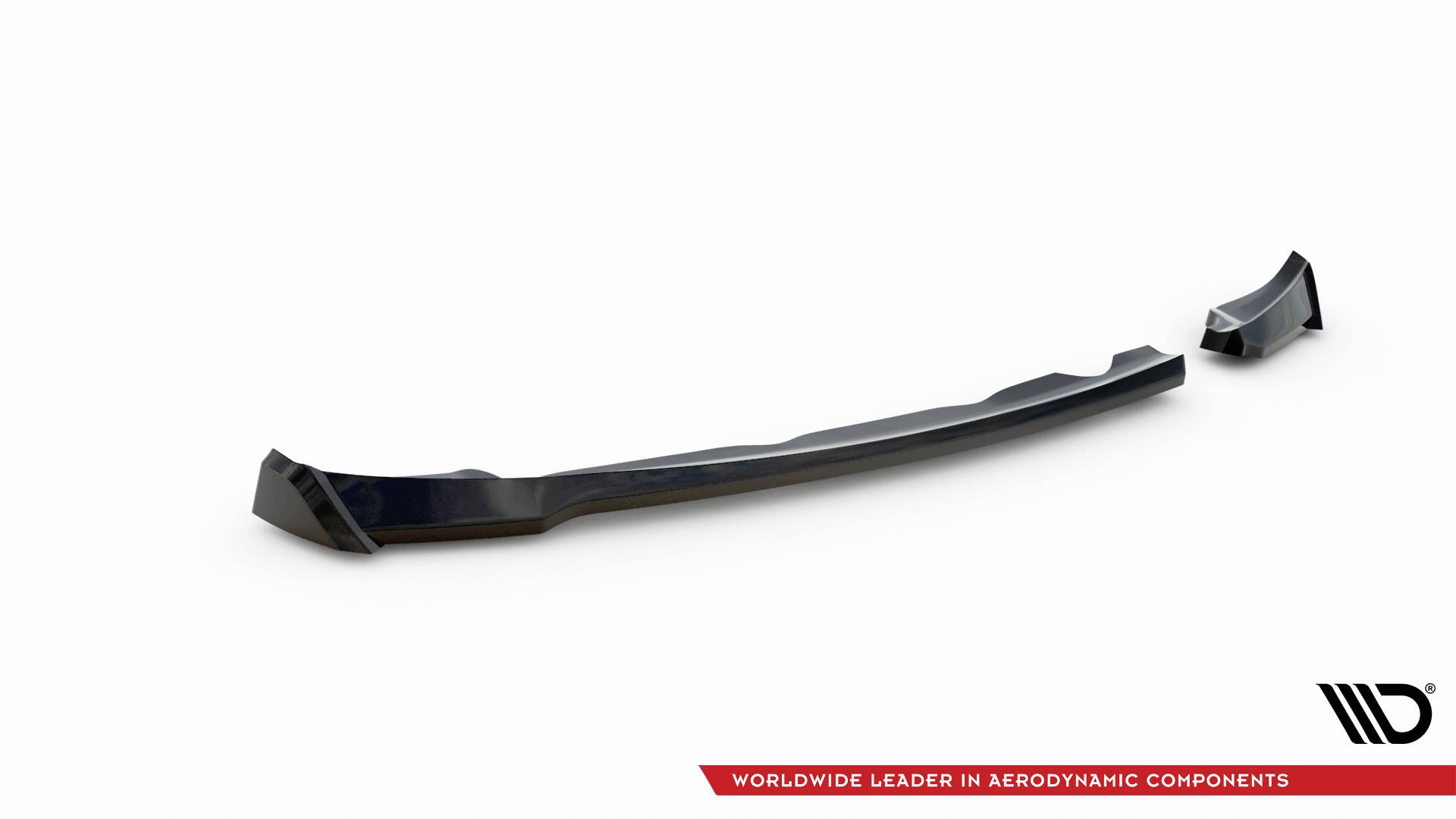 Maxton Design Heck Ansatz Flaps Diffusor passend für Mini One R56 schwarz Hochglanz