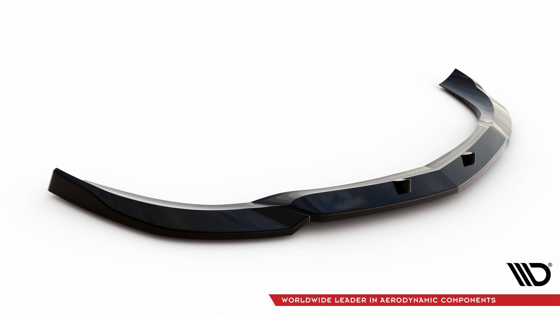 Maxton Design Street+ Spoilerlippe Front Ansatz V.2 passend für Mercedes-Benz CL 63 AMG C216 schwarz Hochglanz