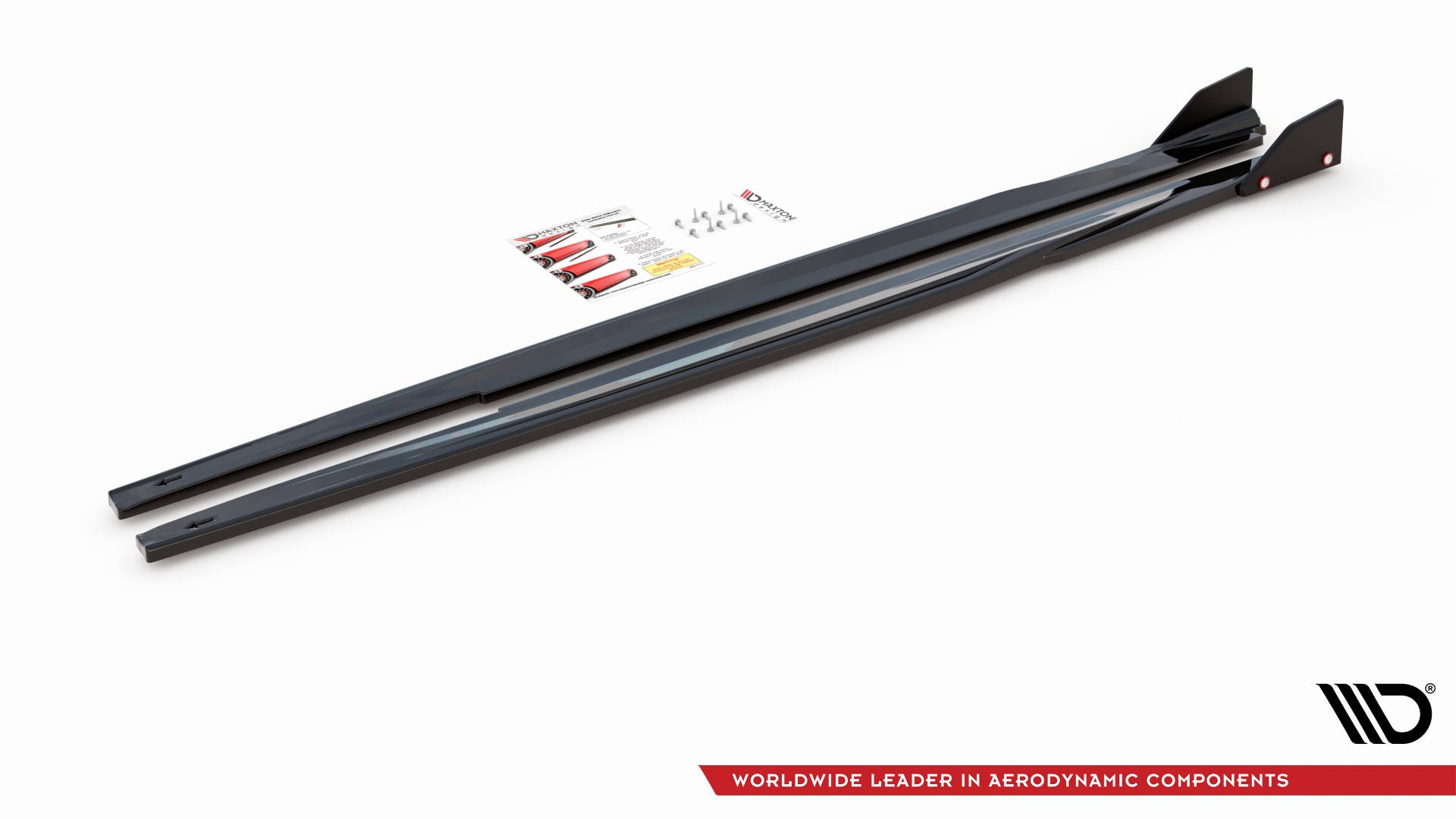 Maxton Design Street+ Seitenschweller Leisten passend für V.1 + Flaps Toyota Corolla GR Sport Hatchback XII