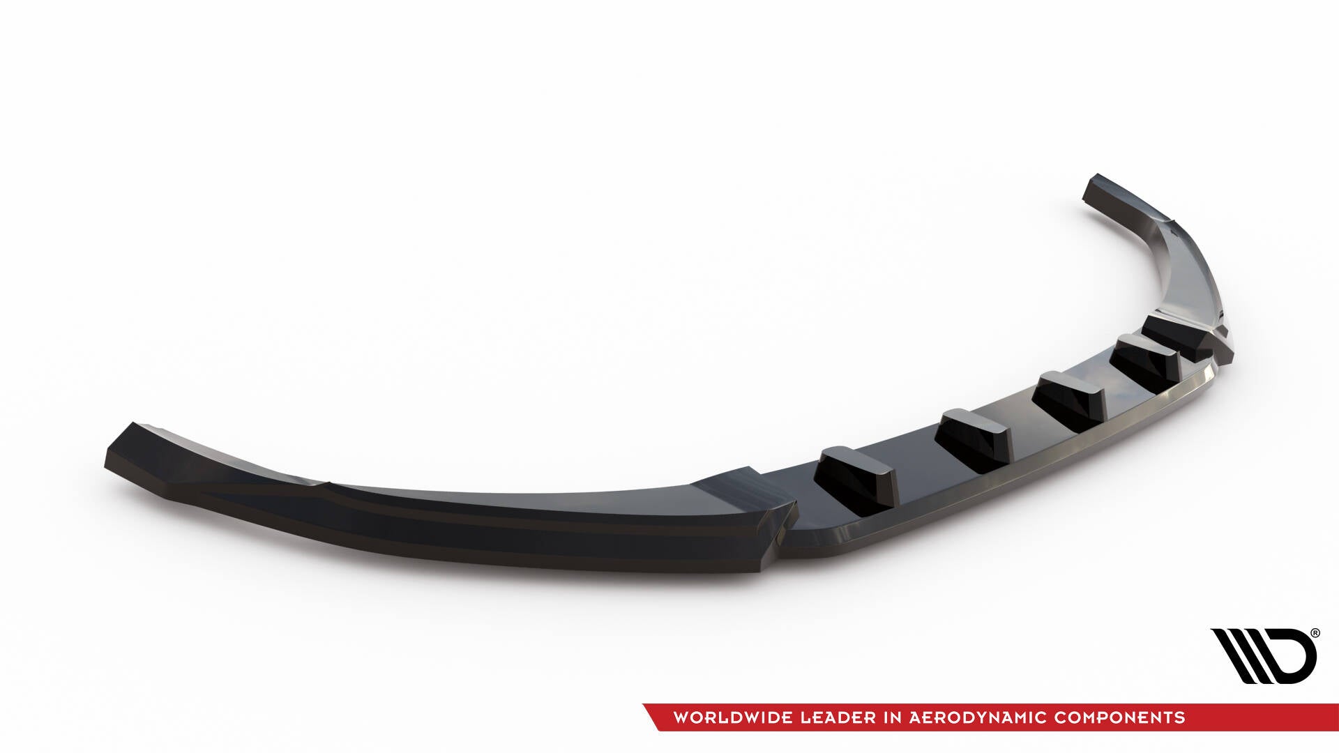 Maxton Design Street+ Spoilerlippe Front Ansatz V.2 passend für Hyundai Tucson N-Line Mk4 schwarz Hochglanz
