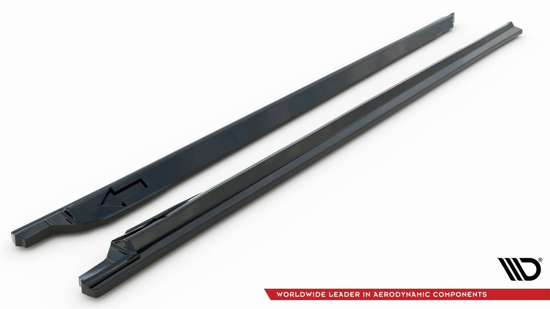 Maxton Design Street+ Seitenschweller Leisten V.2 passend für Audi SQ7 / Q7 S-Line Mk2 schwarz Hochglanz