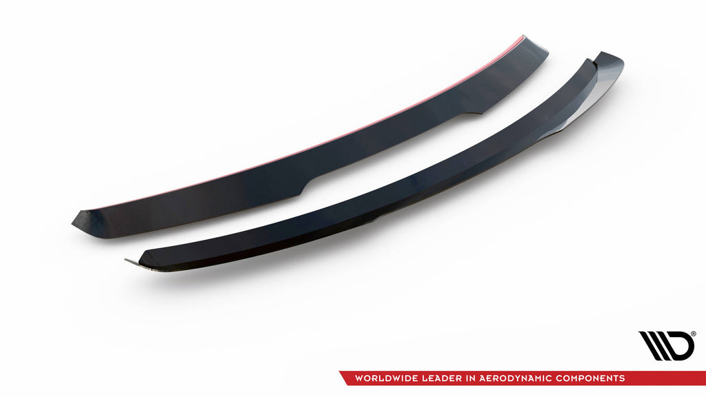 Maxton Design Spoiler CAP passend für VW Atlas Cross Sport schwarz Hochglanz