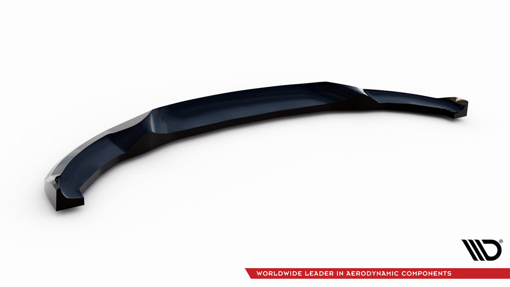 Maxton Design Street+ Spoilerlippe Front Ansatz V.2 passend für BMW 3er GT M-Paket F34 schwarz Hochglanz