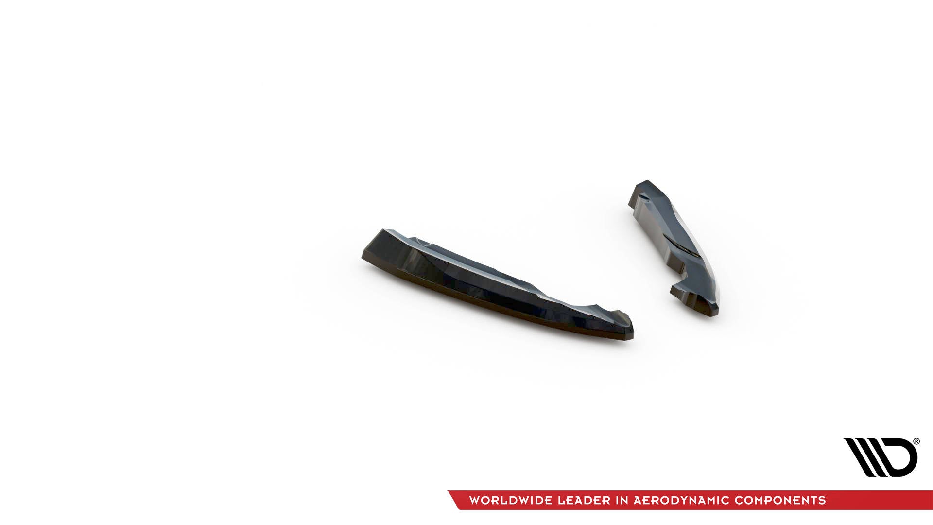Maxton Design Heck Ansatz Flaps Diffusor V.2 passend für Ford Edge Mk2 schwarz Hochglanz