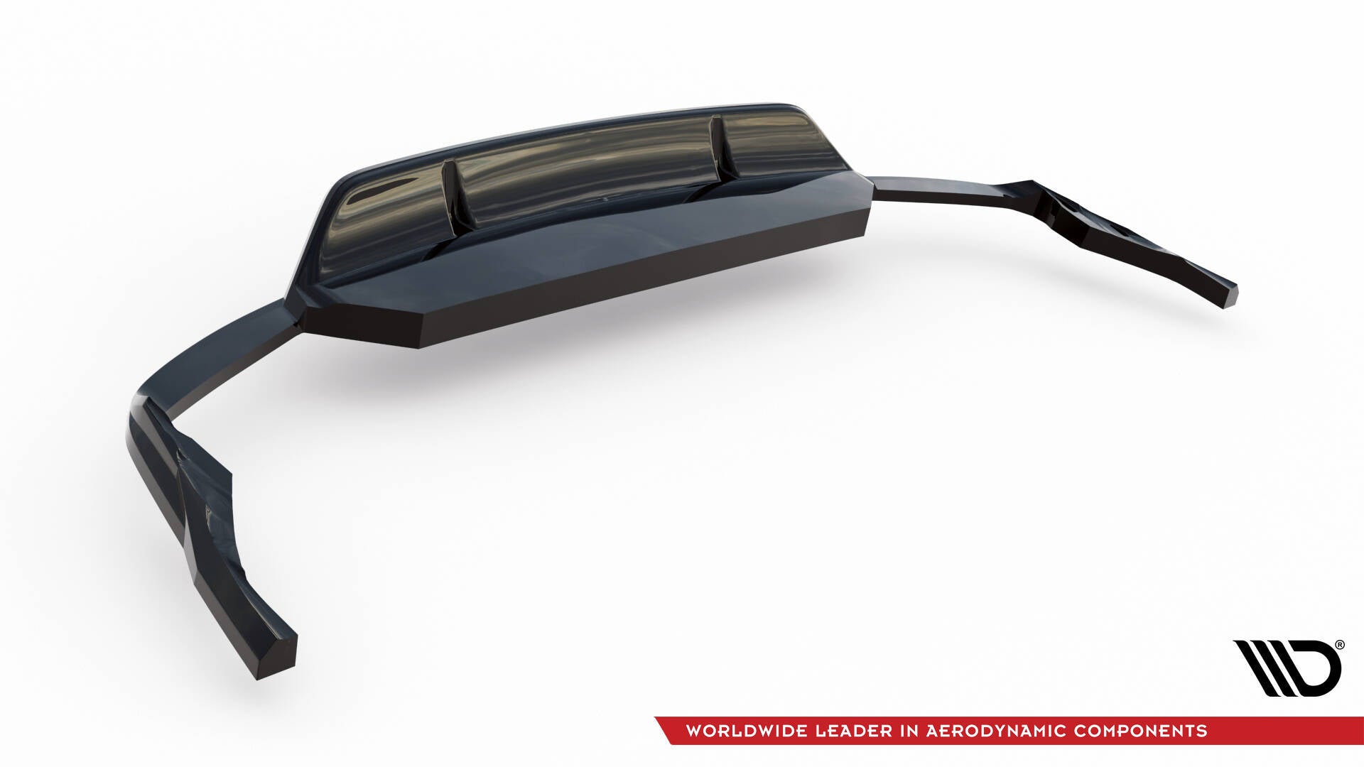 Maxton Design Street+ Mittlerer Diffusor RACE passend für Audi SQ8 Mk1 schwarz Hochglanz