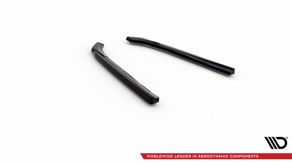 Maxton Design Heck Ansatz Flaps Diffusor passend für BMW 5er GT M-Paket F07 schwarz Hochglanz