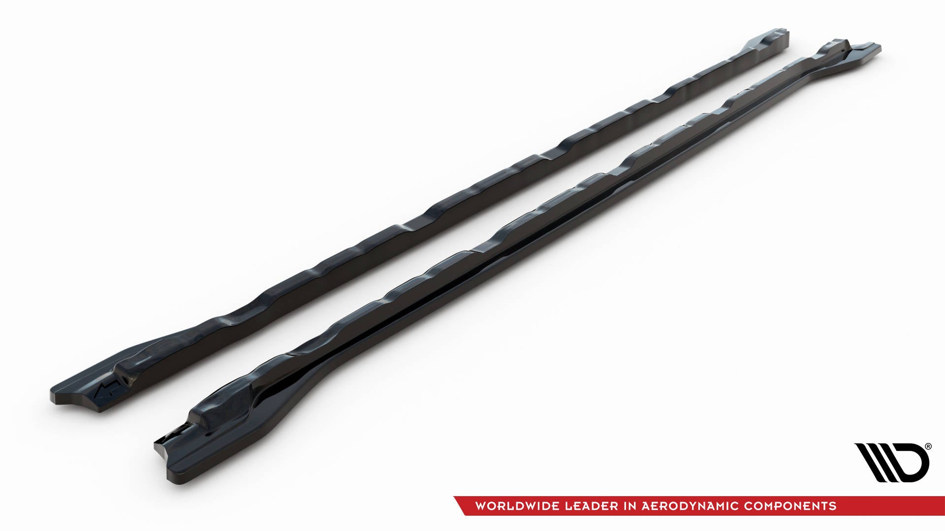 Maxton Design Street+ Seitenschweller Leisten passend für VW Atlas Cross Sport schwarz Hochglanz