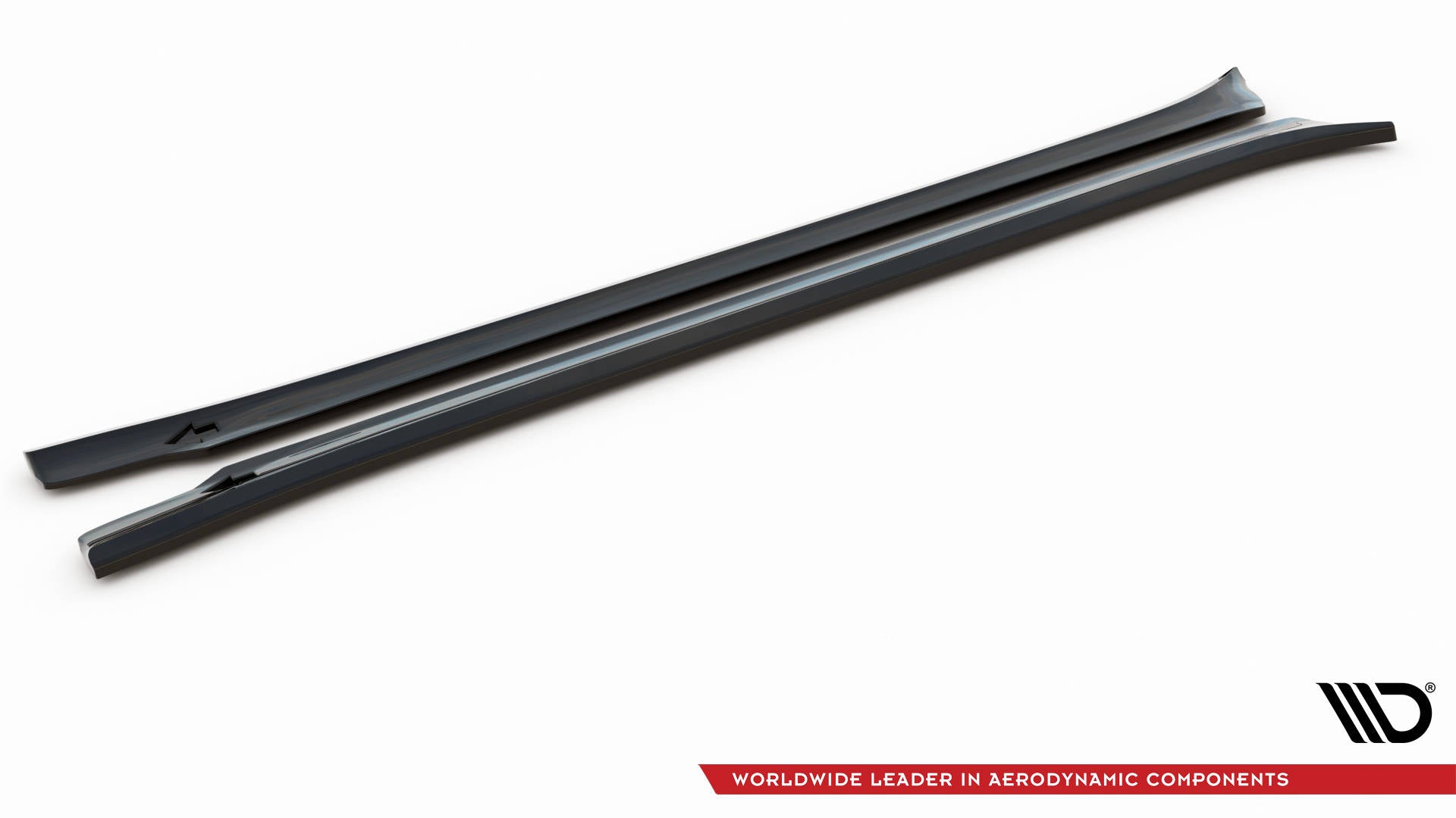 Maxton Design Street+ Seitenschweller Leisten V.2 passend für Tesla Model Y schwarz Hochglanz