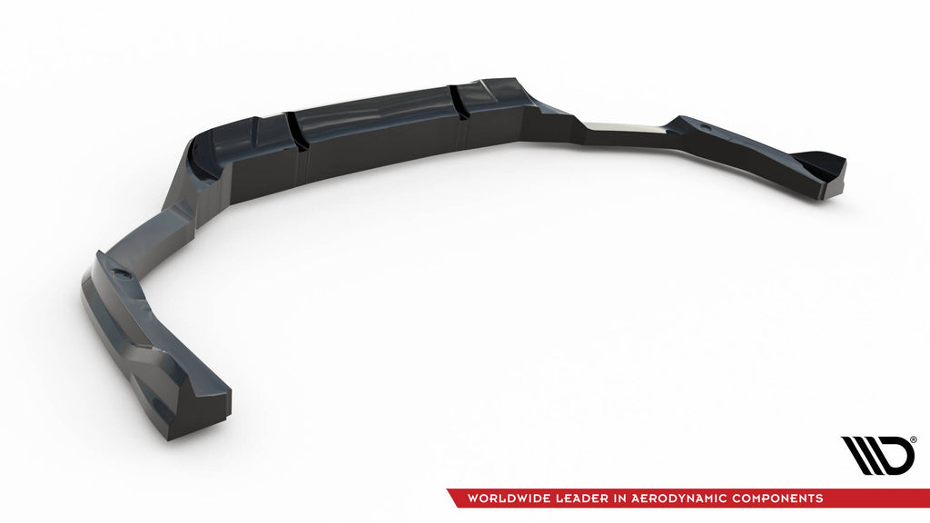 Maxton Design Street+ Mittlerer Diffusor RACE passend für BMW X5 M F95 / F95 Facelift schwarz Hochglanz