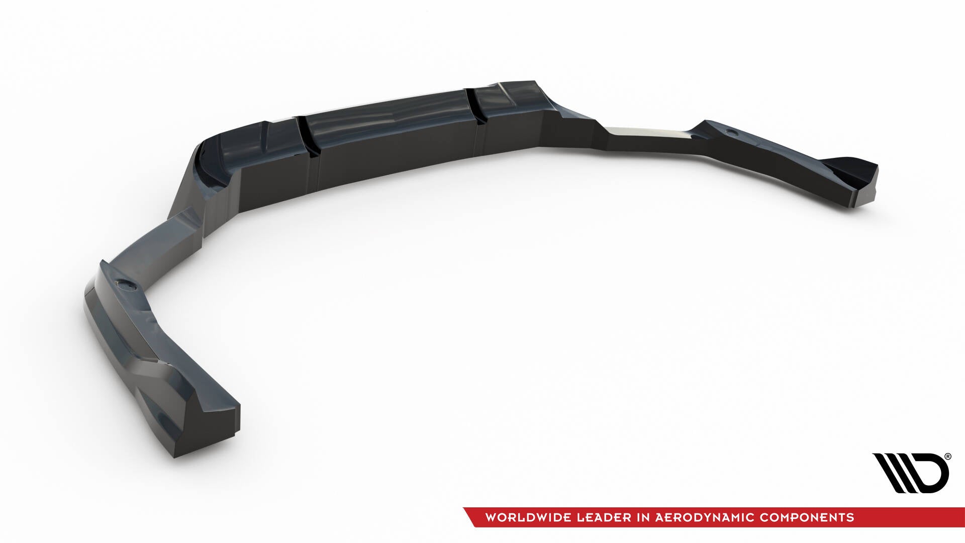 Maxton Design Street+ Mittlerer Diffusor RACE passend für BMW X5 M F95 / F95 Facelift schwarz Hochglanz