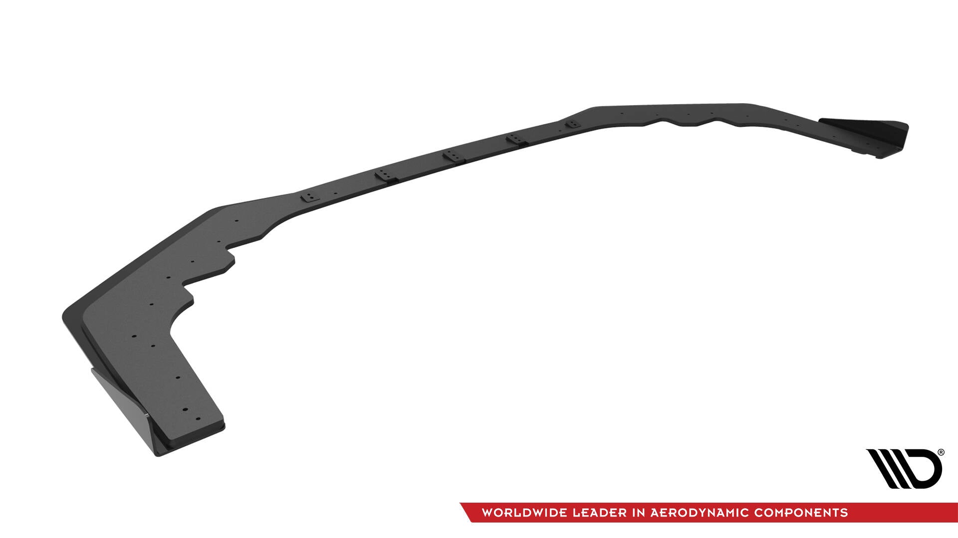 Maxton Design Street Pro Street+ Spoilerlippe Front Ansatz + Flaps passend für Subaru WRX STI Mk1 Facelift schwarz Hochglanz
