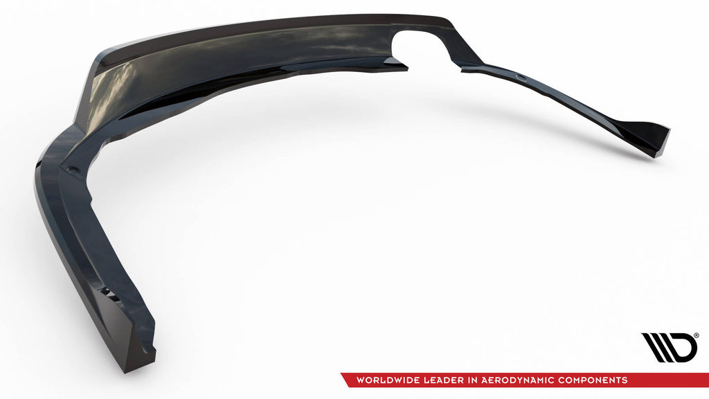 Maxton Design Street+ Mittlerer Diffusor RACE passend für BMW 4er Coupe / Gran Coupe / Cabrio M-Paket F32 / F36 / F33 schwarz Hochglanz