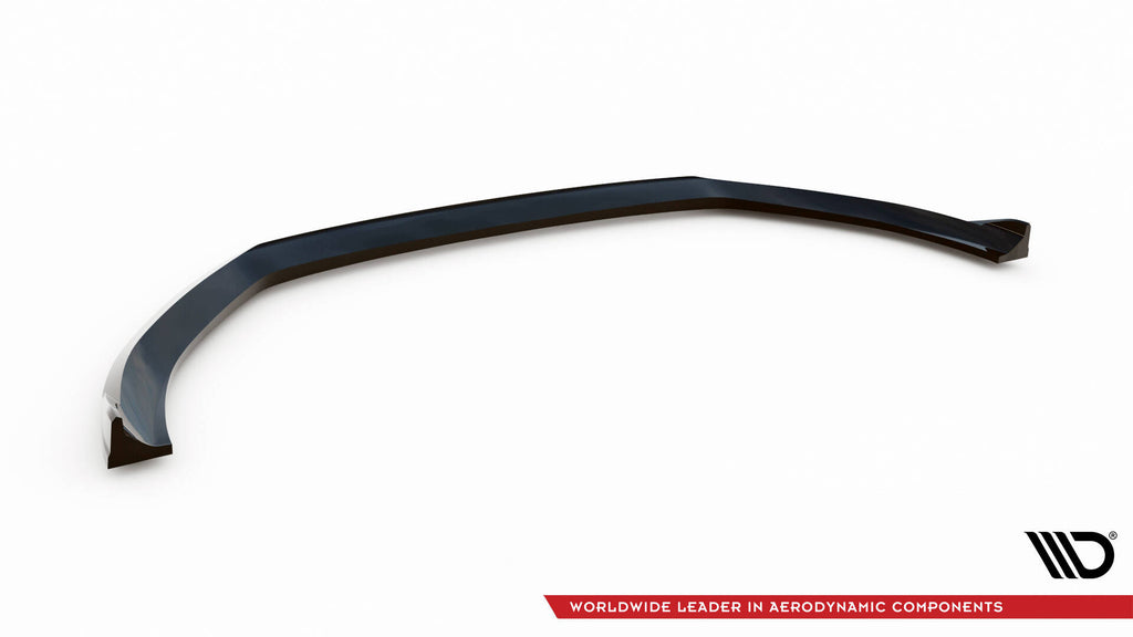 Maxton Design Street+ Spoilerlippe Front Ansatz V.2 passend für Audi A3 Limousine 8V schwarz Hochglanz