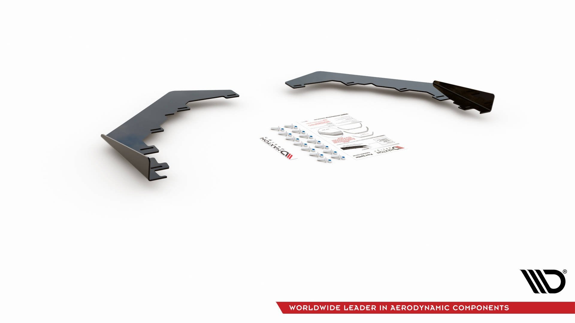 Maxton Design Flaps Toyota GR Yaris Mk4 schwarz Hochglanz für Toyota GR Yaris Mk4