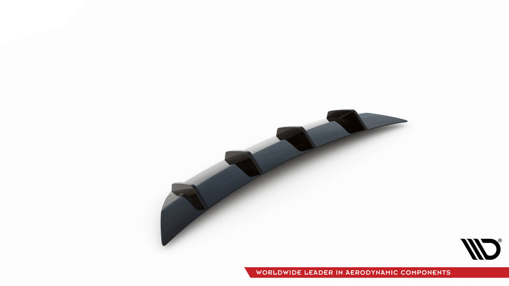 Maxton Design Diffusor Heck Ansatz passend für VW Atlas Cross Sport schwarz Hochglanz