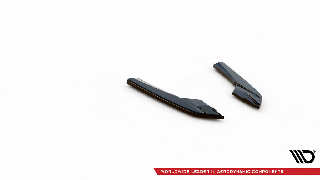 Maxton Design Heck Ansatz Flaps Diffusor passend für Audi S3 Limousine 8V schwarz Hochglanz
