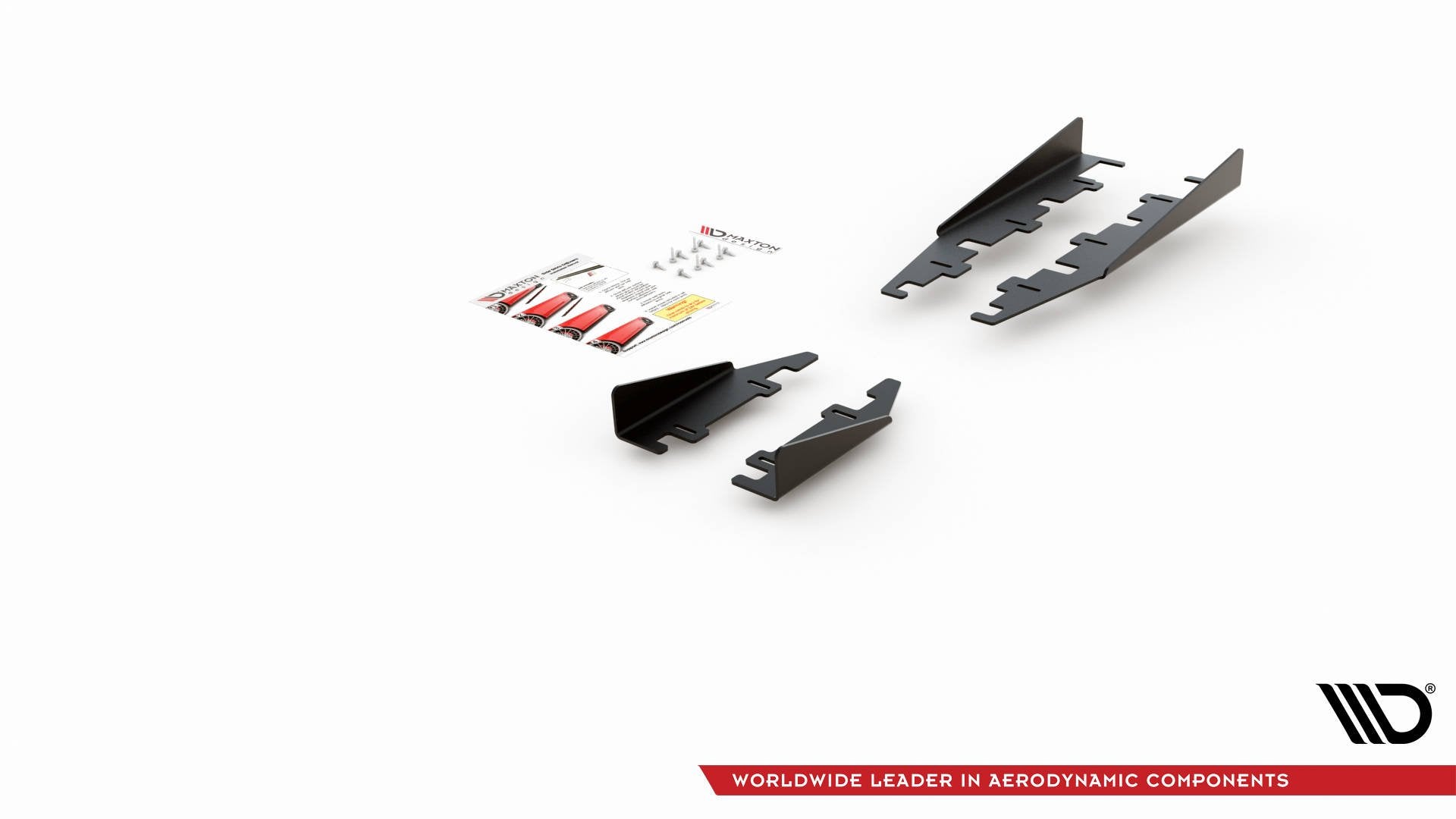 Maxton Design Seitenschweller Flaps passend für Toyota GR Yaris Mk4 schwarz Hochglanz