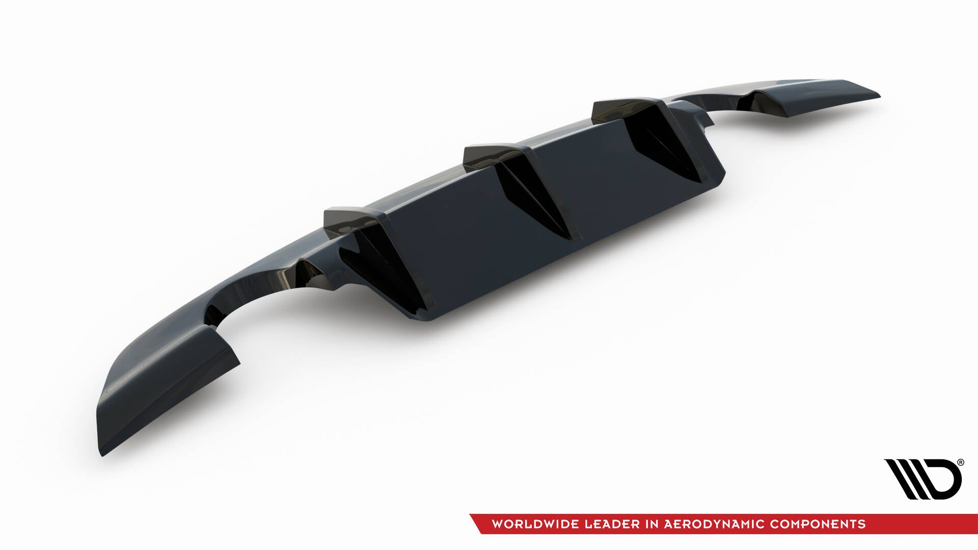 Maxton Design Diffusor Heck Ansatz passend für Jaguar XE R-Dynamic X760 Facelift schwarz Hochglanz