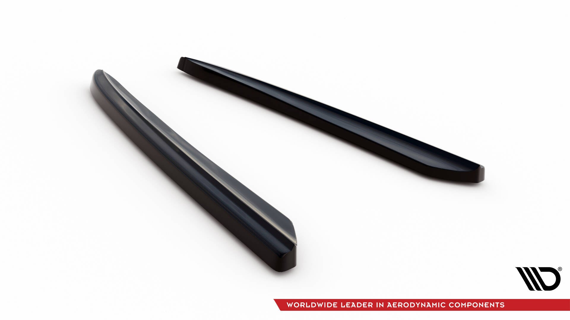Maxton Design Heck Ansatz Flaps Diffusor passend für Mercedes-Benz CLS C219 schwarz Hochglanz