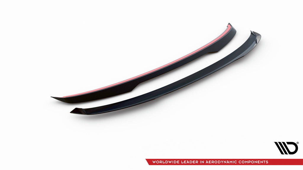 Maxton Design Spoiler CAP passend für VW T-Roc R / R-Line Mk1 schwarz Hochglanz