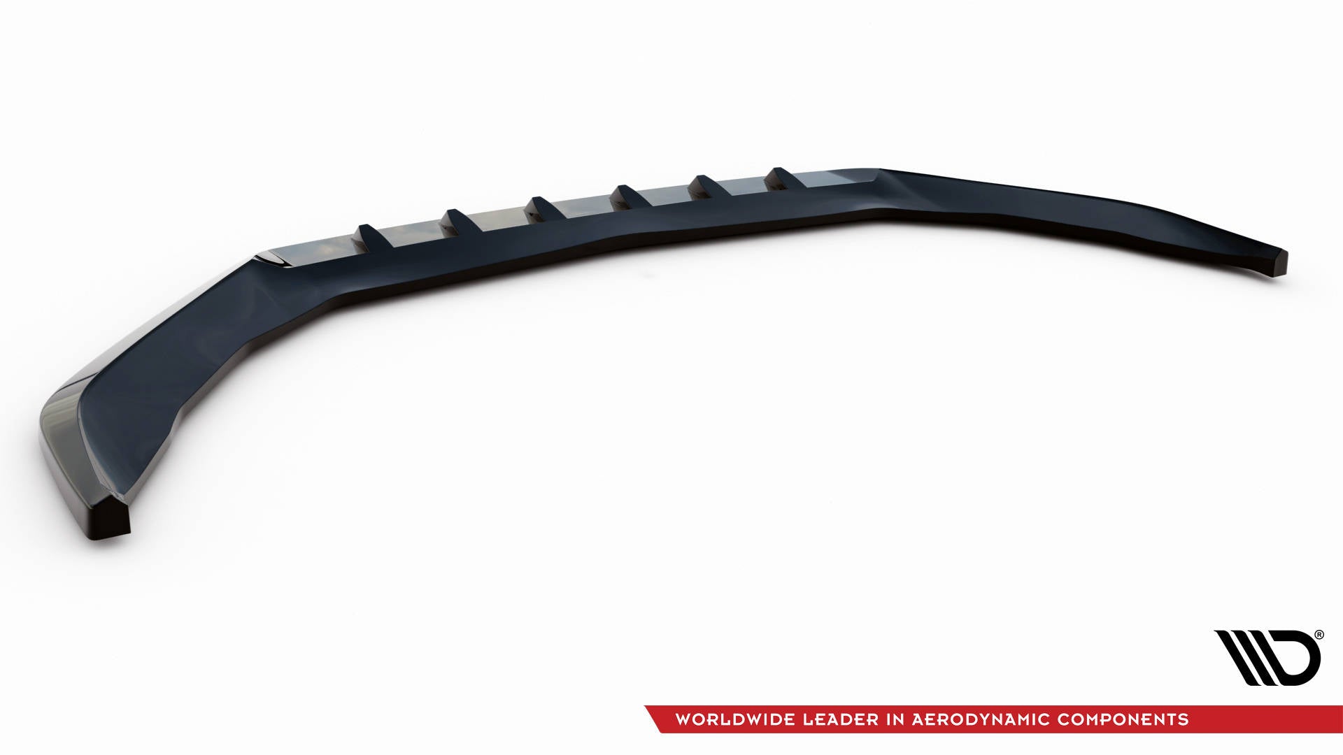 Maxton Design Street+ Spoilerlippe Front Ansatz V.1 passend für Porsche Panamera Turbo S E-Hybrid schwarz Hochglanz