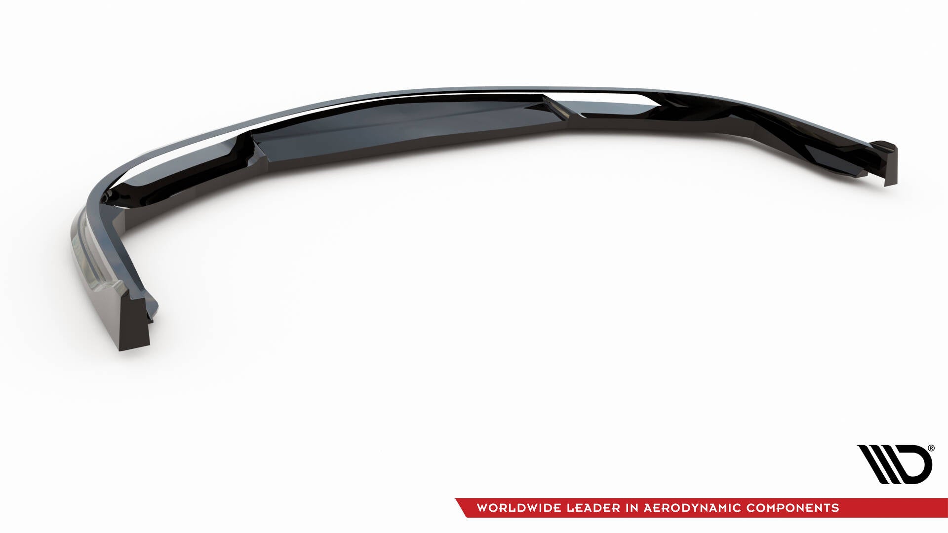 Maxton Design Street+ Spoilerlippe Front Ansatz passend für Porsche 911 Turbo 997 schwarz Hochglanz