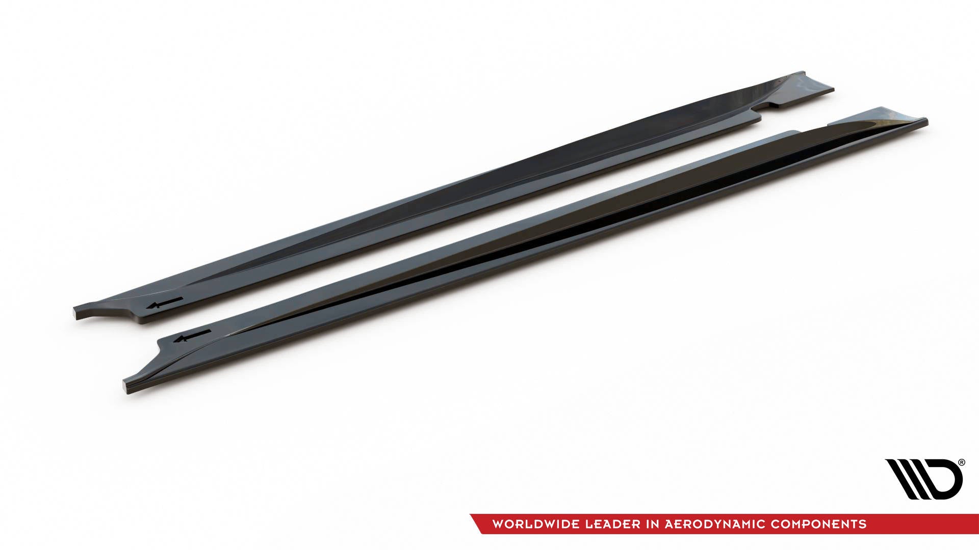 Maxton Design Street+ Seitenschweller Leisten passend für Jaguar F-Type X152 /X152 Facelift schwarz Hochglanz