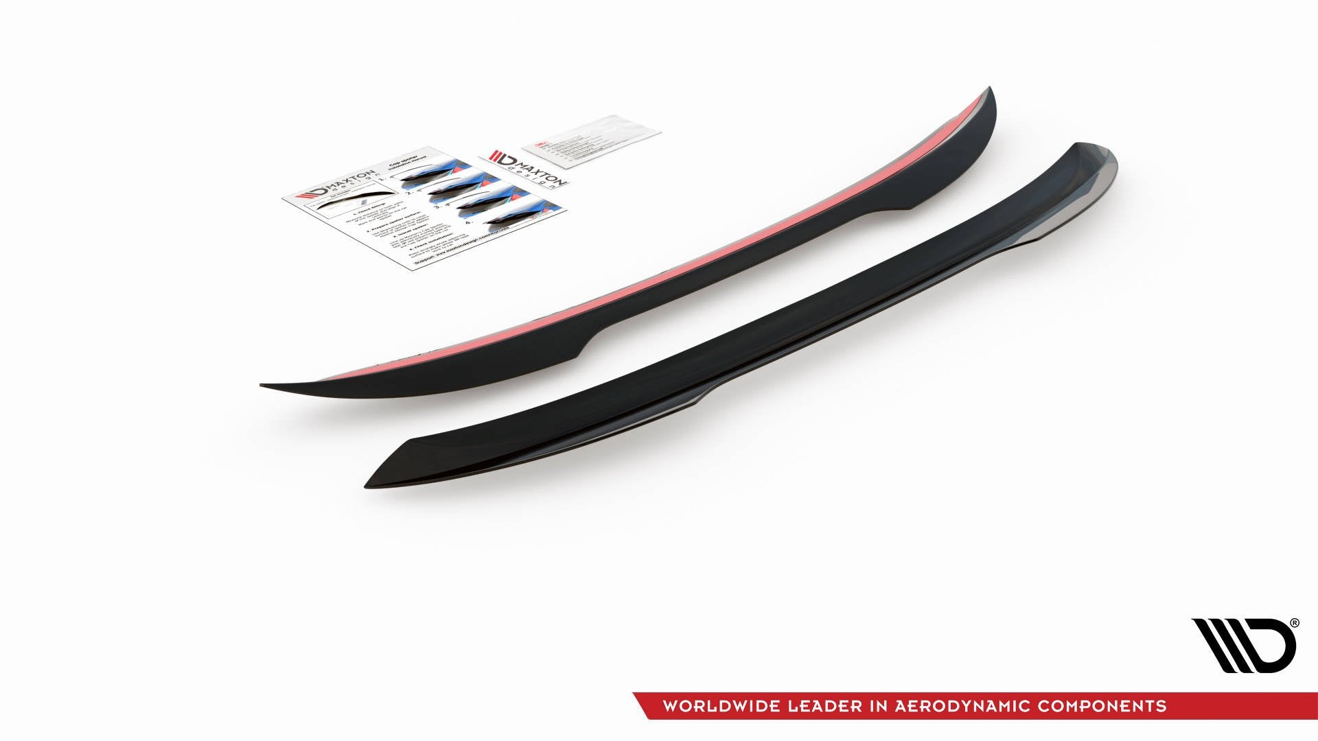 Maxton Design Spoiler CAP V.2 passend für Alfa Romeo Giulietta schwarz Hochglanz