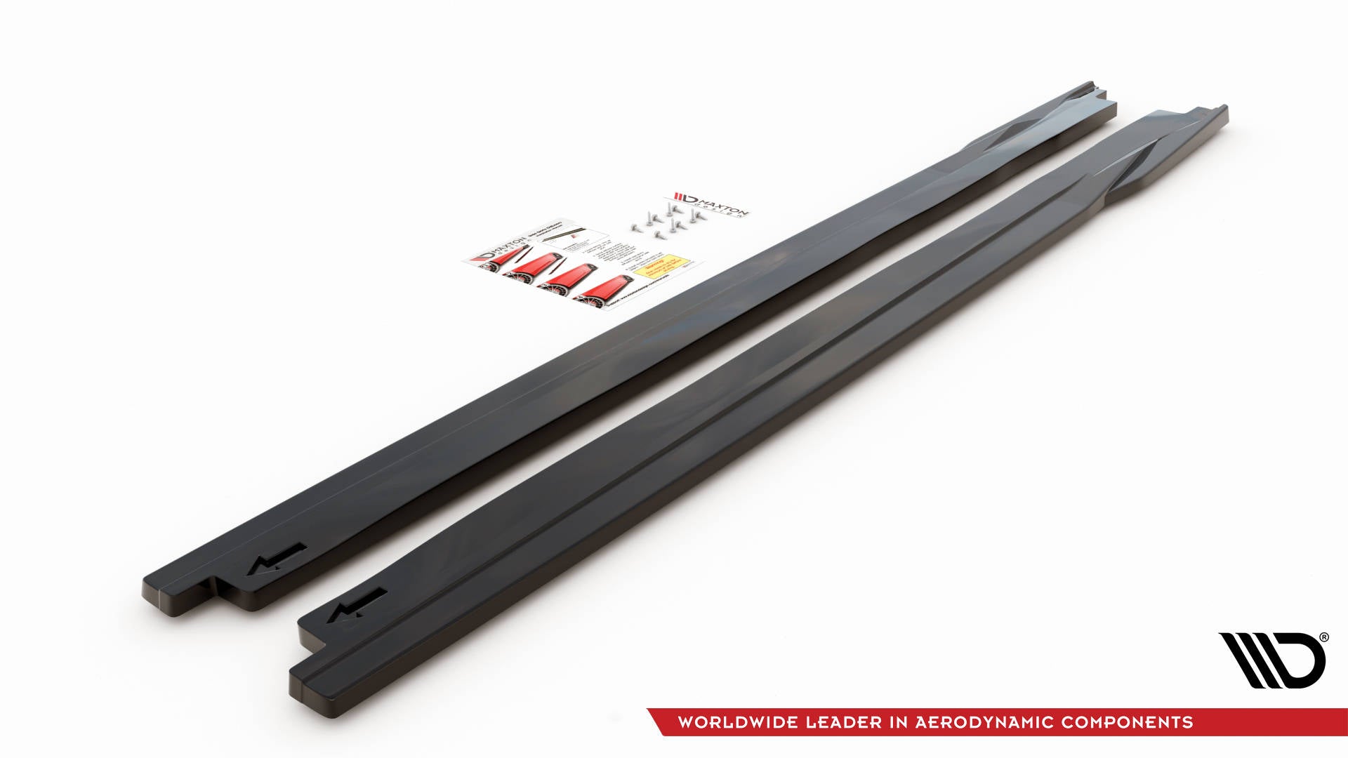 Maxton Design Seitenschweller Ansatz für Skoda Enyaq iV Carbon Look