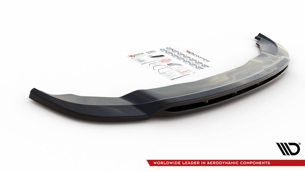 Maxton Design Street+ Spoilerlippe Front Ansatz V.1 passend für Dodge Durango RT / SRT Mk3 Facelift schwarz Hochglanz