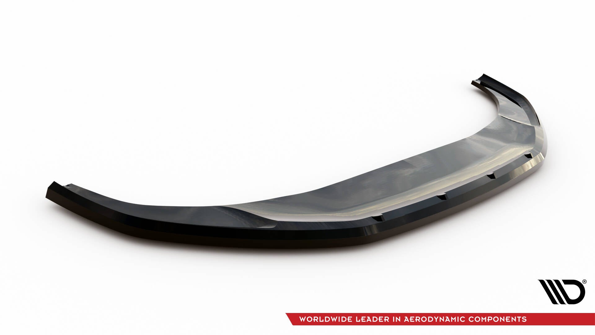Maxton Design Street+ Spoilerlippe Front Ansatz V.1 passend für Audi Q3 Sportback F3 schwarz Hochglanz