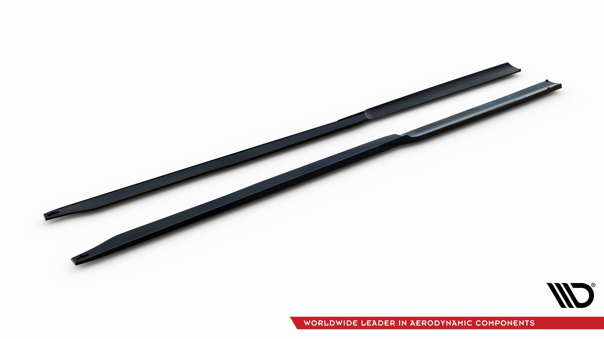 Maxton Design Street+ Seitenschweller Leisten passend für BMW M2 M-Performance G87 schwarz Hochglanz