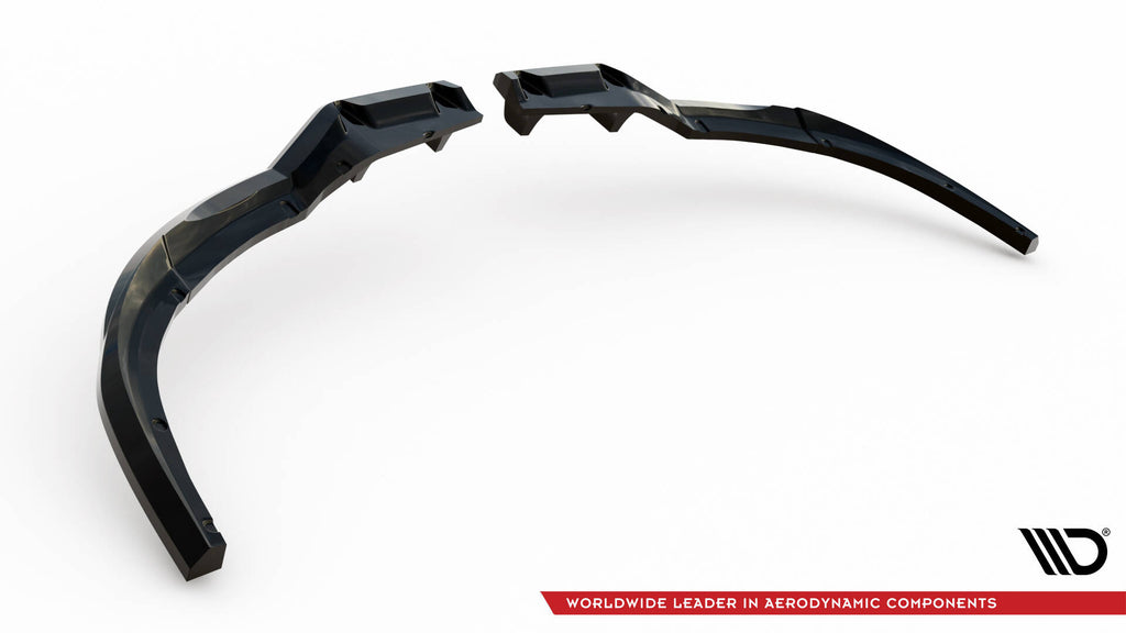 Maxton Design Street+ Mittlerer Diffusor RACE passend für Ford S-Max ST-Line Mk2 Facelift schwarz Hochglanz