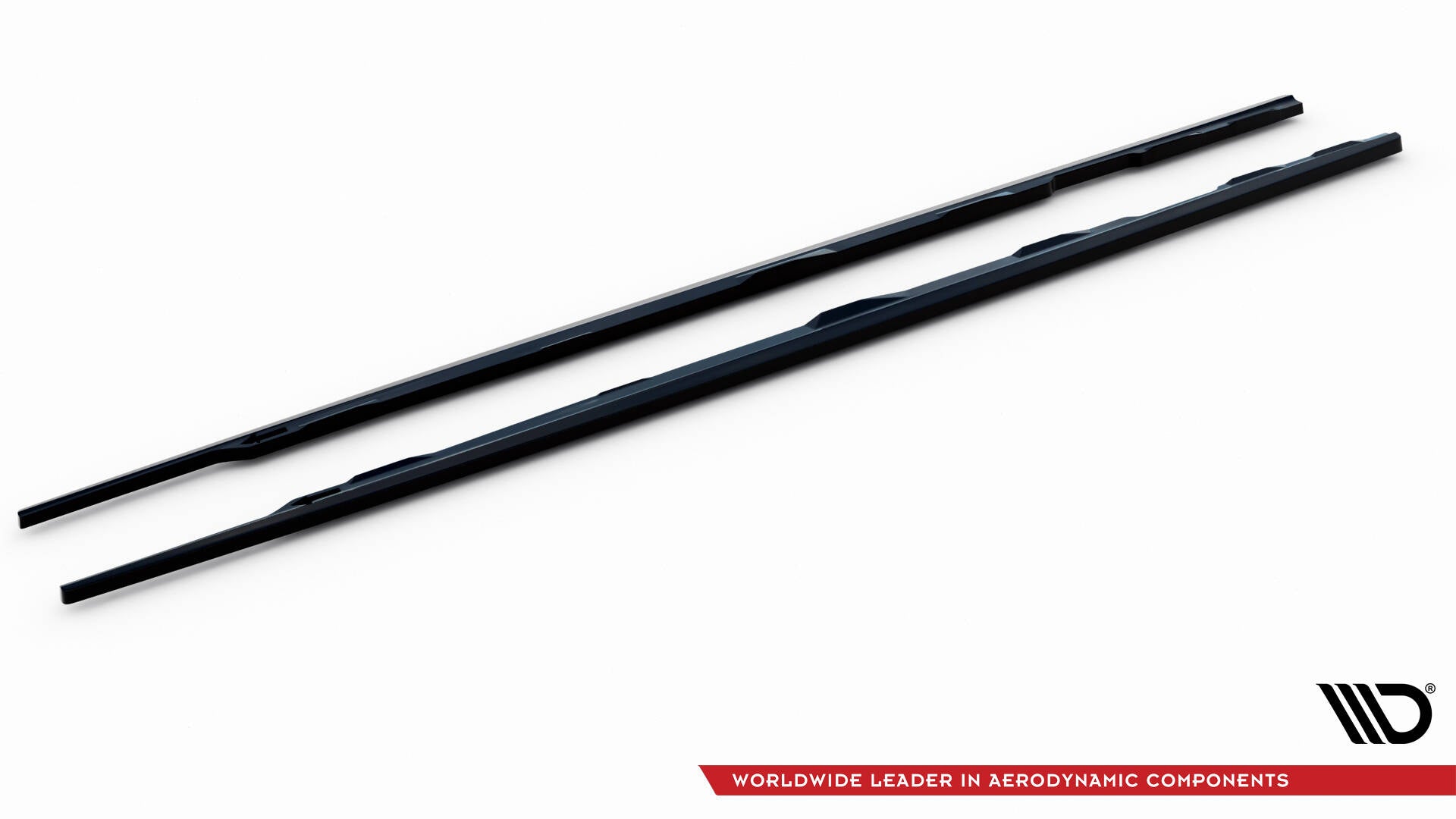 Maxton Design Street+ Seitenschweller Leisten V.2 passend für Audi A6 C7 schwarz Hochglanz
