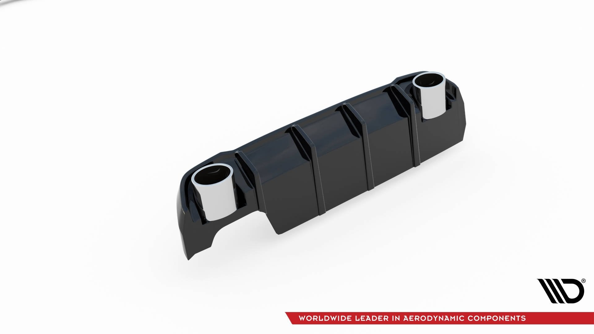 Maxton Design Diffusor Heck Ansatz + Endrohre passend für Peugeot 308 SW Mk2
