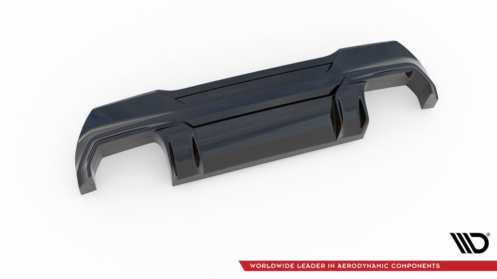 Maxton Design Diffusor Heck Ansatz V.2 passend für BMW 1er M-Paket/ M135i / 128ti F40 schwarz Hochglanz