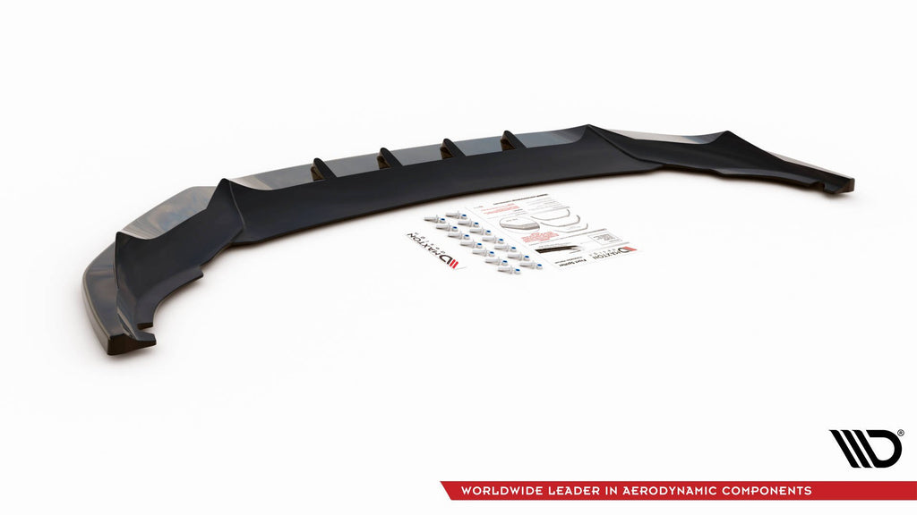Maxton Design Street+ Spoilerlippe Front Ansatz V.1 passend für Cupra Formentor schwarz Hochglanz