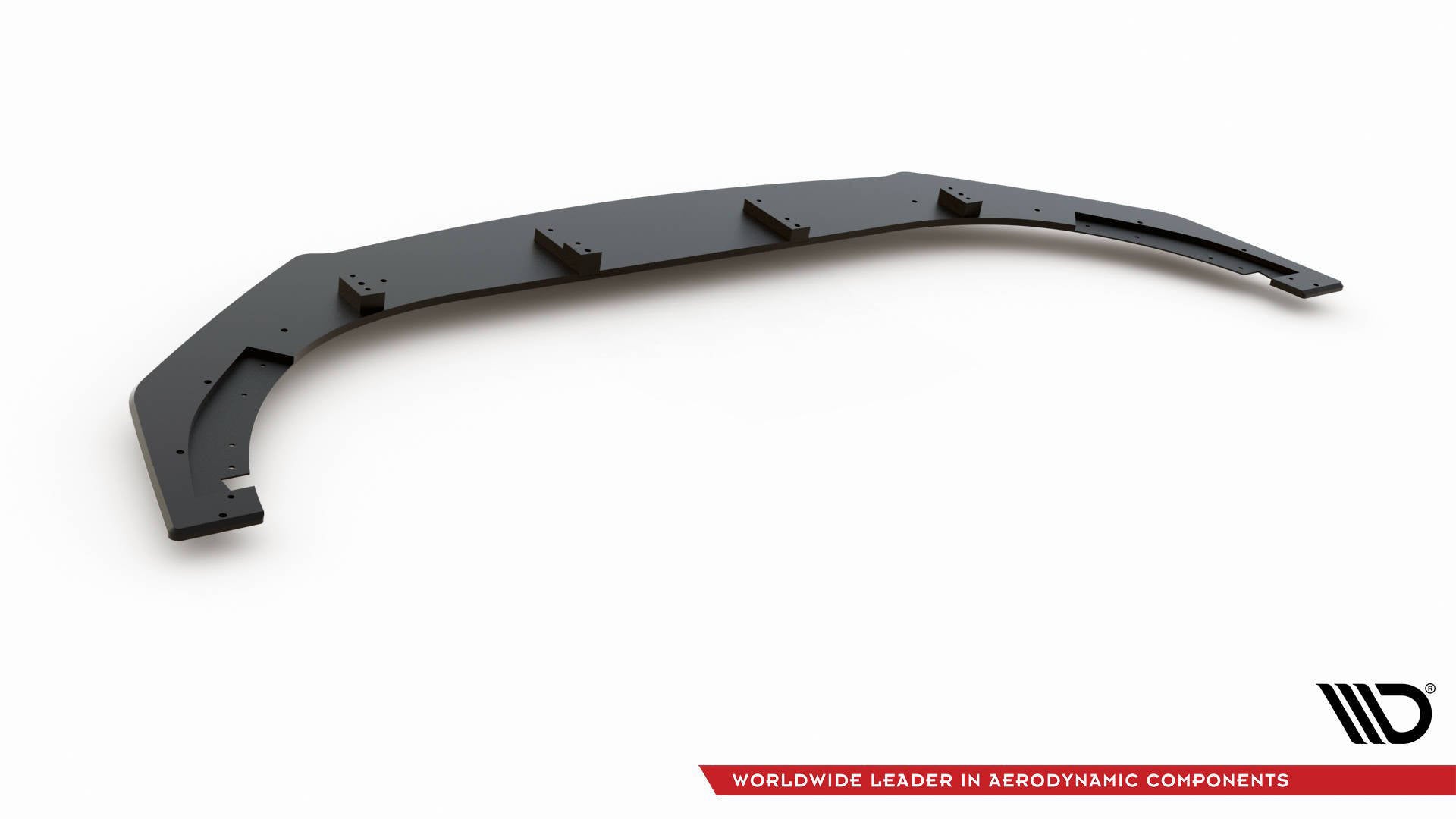 Maxton Design Street Pro Street+ Spoilerlippe Front Ansatz passend für / Frontansatz V.3 VW Golf GTI Mk6
